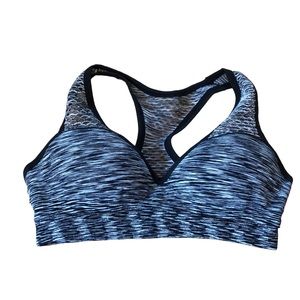 Pink Victoria’s Secret Sports Bra Size Small, black and white